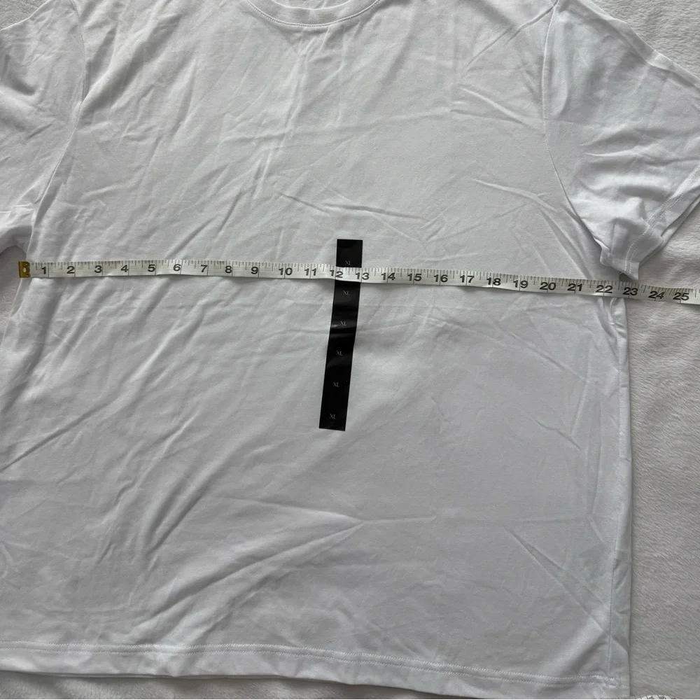 Banana Republic T-shirt Premium Wash Short Sleeve White XL NWT